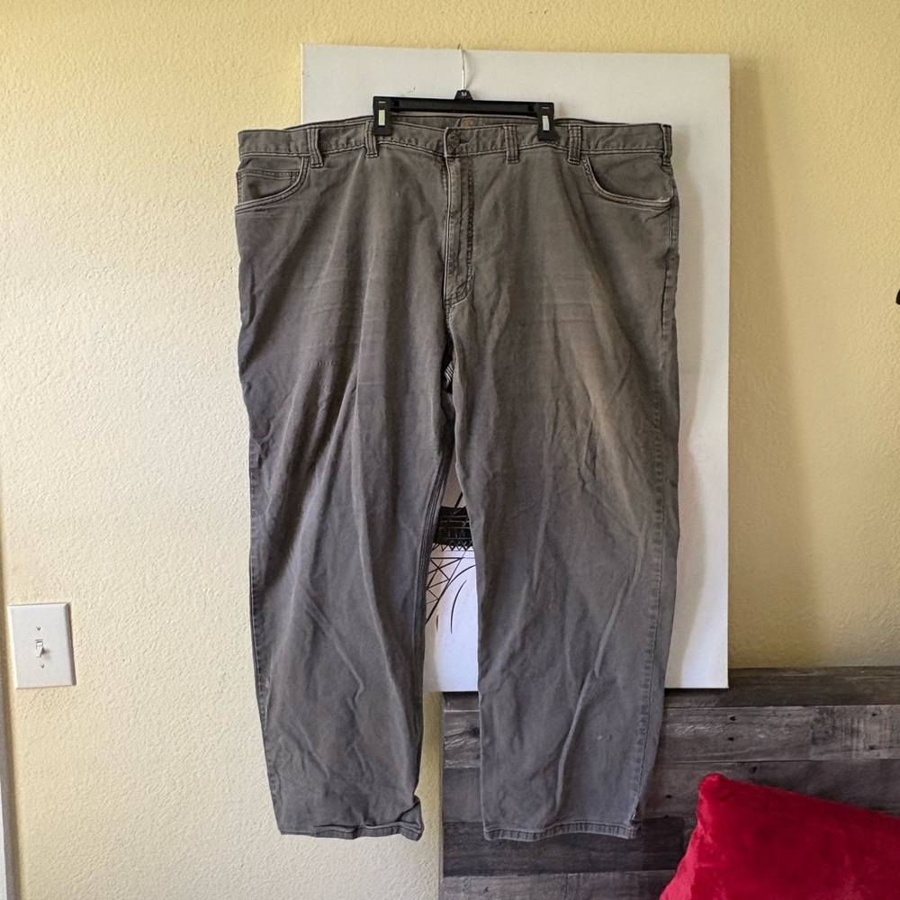 Carhartt Gray Chinos Essential Workwear relaxed fit